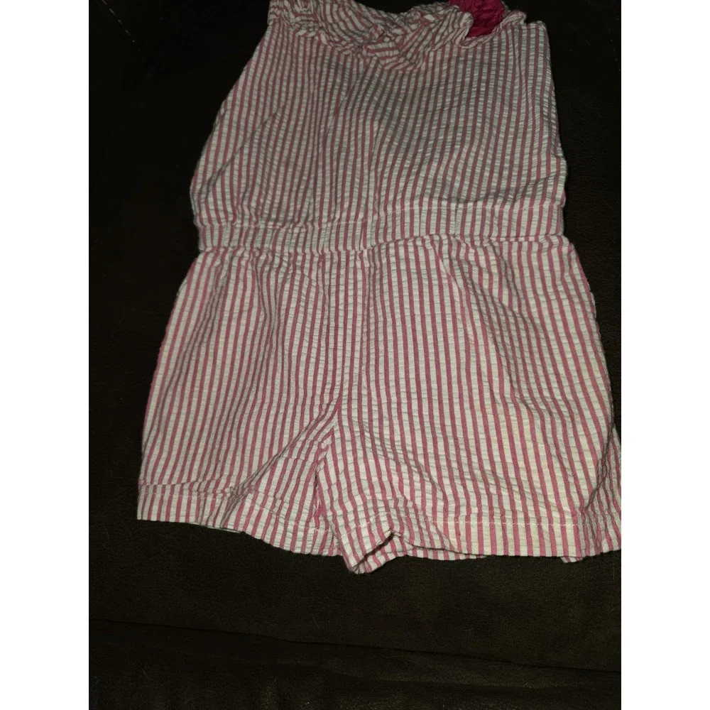 Gymboree island hopper pink romper size 5‎